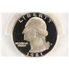 Image 1 : 1981-S TYPE I WASHINGTON QUARTER PCGS PR69 DCAM