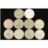 Image 2 : 10 ASSORTED 1957-1966 MEXICO .100 SILVER PESOS