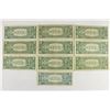 Image 2 : 10 ASSORTED 1957 $1 SILVER CERTIFICATES