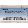Image 3 : 1968-S ROOSEVELT DIME PCGS PR69 DCAM