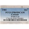 Image 3 : 1981 CANADA TRANS-CAN (LOCOMOTIVE) SILVER DOLLAR