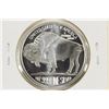 Image 2 : 1 TROY OZ .999 FINE SILVER PROOF ROUND INDIAN