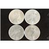 Image 2 : 1922,1923,1924 & 1925 PEACE SILVER DOLLARS AU/UNC