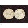Image 1 : 1939 & 1942 CANADA SILVER 25 CENTS