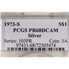 Image 3 : 1973-S IKE SILVER DOLLAR PCGS PR68 DCAM