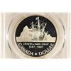 Image 1 : 1987 CANADA DAVIS STRAIT SILVER DOLLAR PCGS PR69