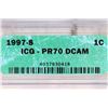 Image 3 : 1997-S LINCOLN CENT ICG PR70 DCAM