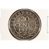 Image 1 : 1912 NEWFOUNDLAND SILVER 20 CENTS