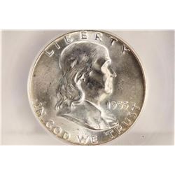 1955 FRANKLIN HALF DOLLAR "BUGS BUNNY" ICG MS64