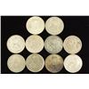 Image 2 : 10 ASSORTED 1958-1962 MEXICO .100 SILVER PESOS