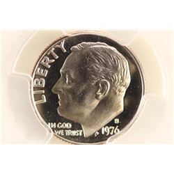 1976-S ROOSEVELT DIME PCGS PR69 DCAM