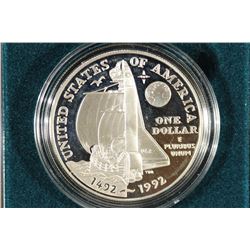 1992-P COLUMBUS QUICENTENARY PF SILVER DOLLAR