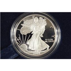 2004-W PROOF AMERICAN SILVER EAGLE