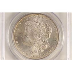 1882-O MORGAN SILVER DOLLAR PCGS MS63