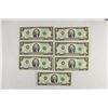 Image 1 : 7-2003 $2 FRN'S CRISP UNC CONSECUTIVE SERIAL #'S