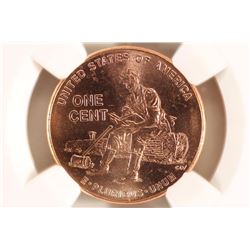 2009 FORMATIVE YEARS LINCOLN CENT NGC MS66RD