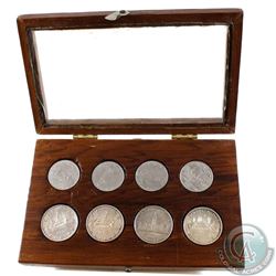1939-1982 Canada Dollar Collection in handmade display case. You will receive the following dates, 1