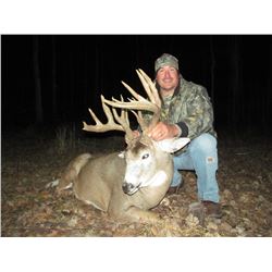3 Days / 4 Nights Trophy Whitetail Deer Hunt for 2 Hunters in Saskatchewan, Canada.