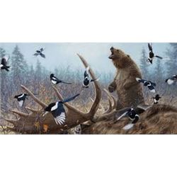 “Grizzly Encounter”  by John Banovich