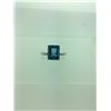 Image 1 : Emerald Cut Swiss Blue Topaz Ring