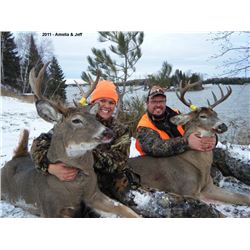 Seven Day White-Tailed Deer Rifle Hunt in Northwestern Ontario for 2 Hunters