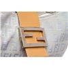 Image 5 : Fendi Blue Zucca Canvas Tan Leather Trim Shoulder Handbag