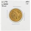 Image 1 : 1901-S $5 Liberty Head Half Eagle Gold Coin