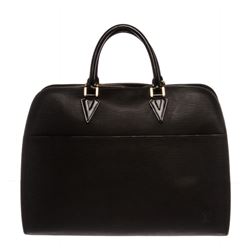 Louis Vuitton Black Epi Leather Sorbonne Briefcase Bag