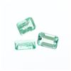 Image 1 : 2.4 cts. Natural Emerald Cut Emerald Parcel