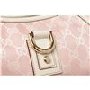 Image 5 : Gucci Pink White Canvas Monogram Small Abbey Shoulder Bag