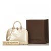Image 7 : Louis Vuitton Off White Pearl Vernis Monogram Alma PM Handbag