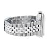 Image 5 : Rolex Mens Stainless Steel Diamond Lugs & Ruby Channel Set Datejust Wristwatch