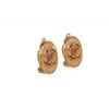 Image 2 : Chanel Gold Cut Out CC Logo Disc Clip On Earrings