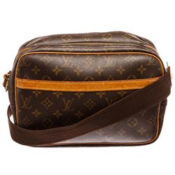 Louis Vuitton Monogram Canvas Leather Reporter PM Bag