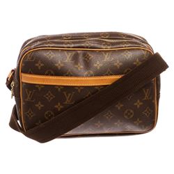 Louis Vuitton Monogram Canvas Leather Reporter PM Bag