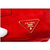 Image 6 : Prada Red Suede Button Clutch Pouch