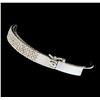 Image 2 : 2.18 ctw Diamond Bangle Bracelet - 14KT White Gold