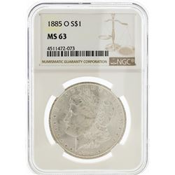 1885-O NGC MS63 Morgan Silver Dollar