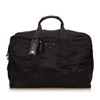 Image 1 : Prada Black Nylon Leather Zipper Travel Duffle Bag