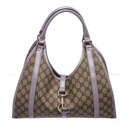 Gucci Beige Crystal Coated Canvas Joy Bardot Tote Bag