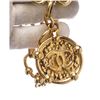 Image 5 : Chanel Vintage Gold Link CC Medallion Bracelet