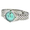 Image 4 : Rolex Mens SS Green MOP String Diamond & Emerald Datejust Wristwatch