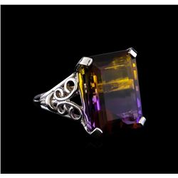 15.27 ctw Ametrine Ring - 14KT White Gold