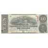 Image 1 : 1863 $10 The Confederate States of America Note T-59 CC