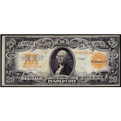 1922 $20 Gold Certificate Note