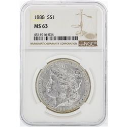 1888 NGC MS63 Morgan Silver Dollar