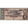 Image 1 : 1864 $10 Confederate States of America Note