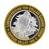 Image 1 : .999 Silver Carson Valley Inn Minden, NV $10 Limited Edition Gaming Token