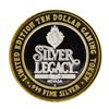 Image 2 : .999 Silver Silver Legacy Reno, Nevada $10 Casino Limited Edition Gaming Token