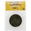 Image 1 : 1813 1 Stiver Essequibo and Demerary Coin ANACS Poor 1